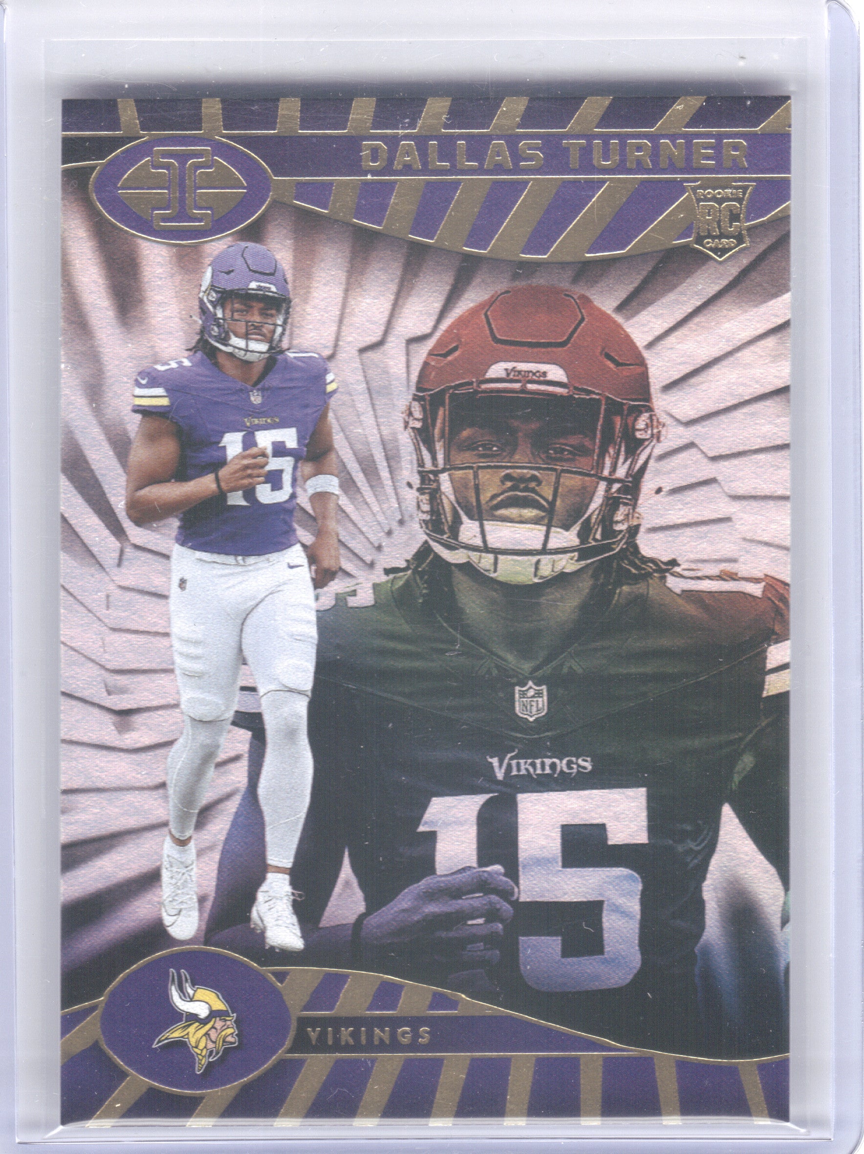 2024 Panini Illusions #99 Dallas Turner Minnesota Vikings