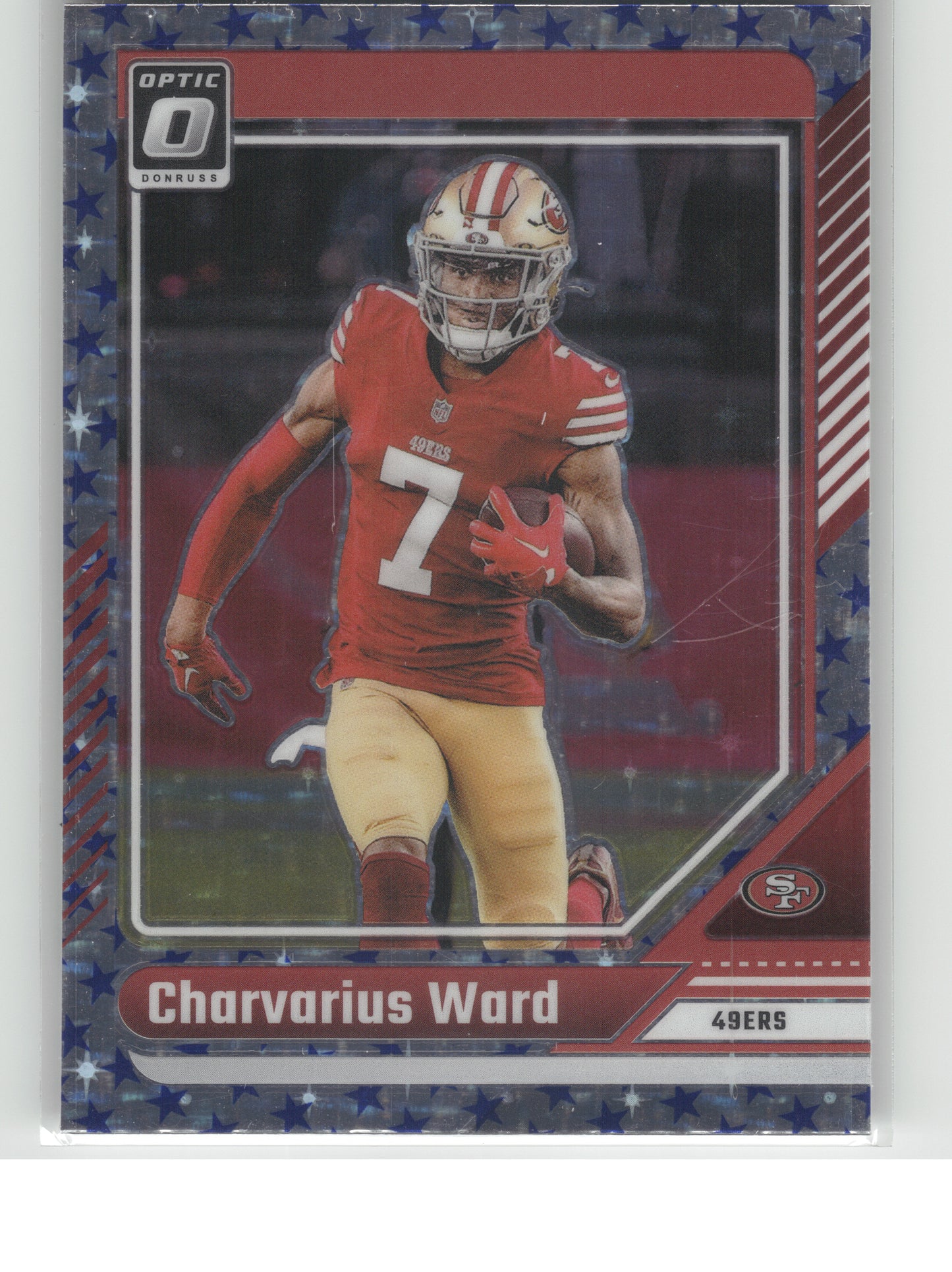 2024 Donruss Optic #176 Charvarius Ward Stars San Francisco 49ers