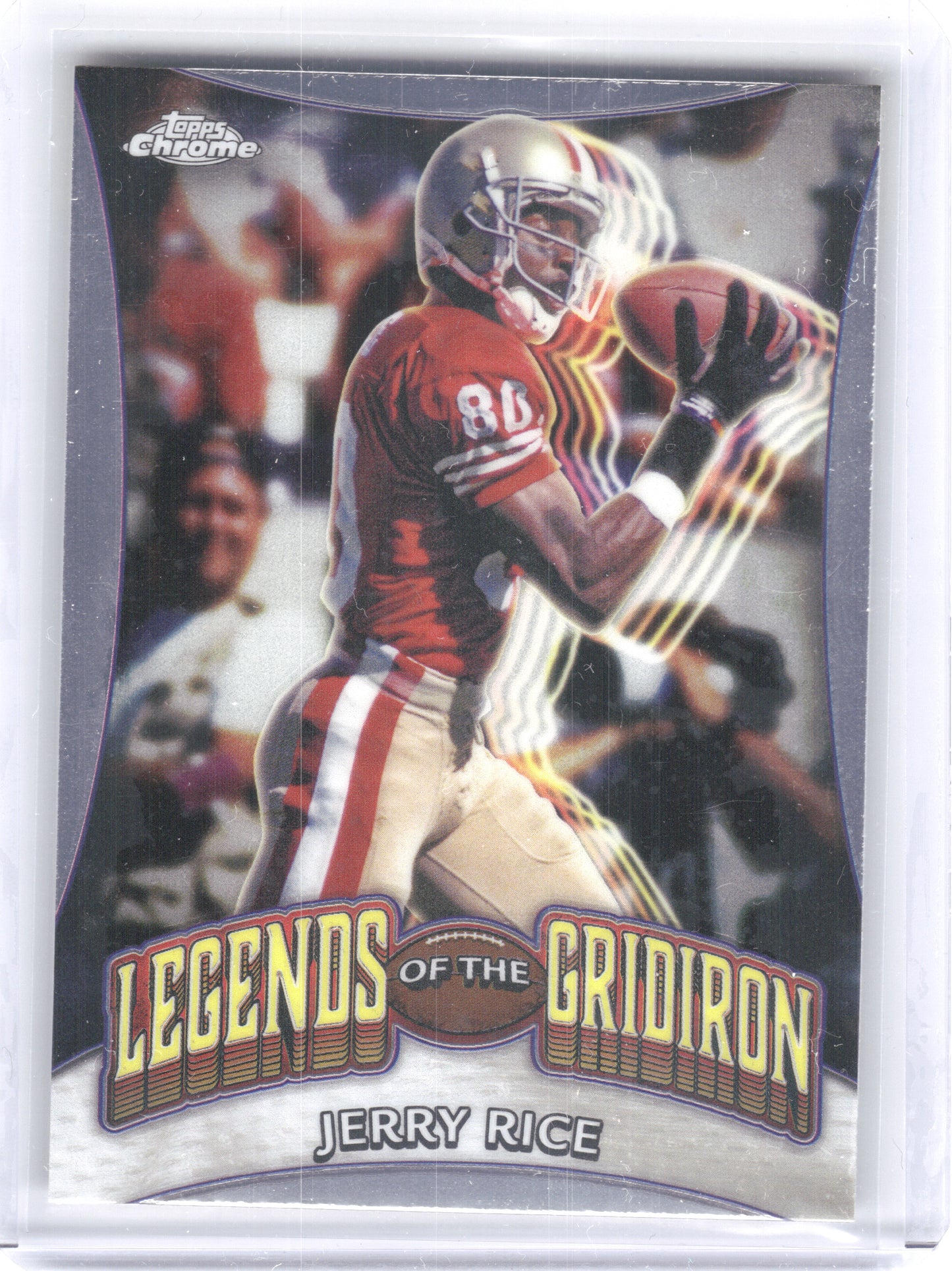 2024 Topps Chrome #LOG-8 Jerry Rice Legends of the Gridiron San Francisco 49ers