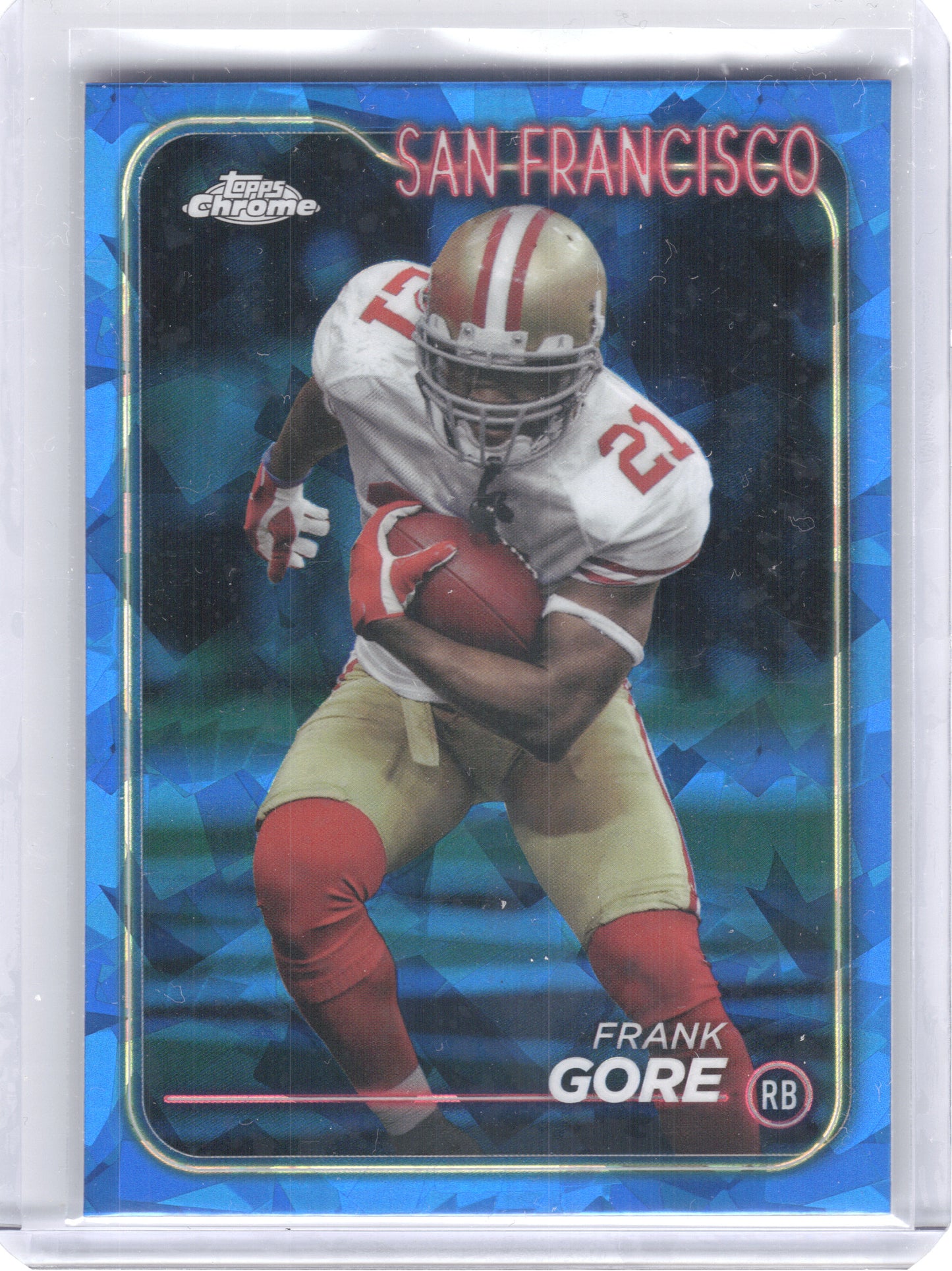 2024 Topps Chrome Sapphire Edition #179 Frank Gore San Francisco 49ers