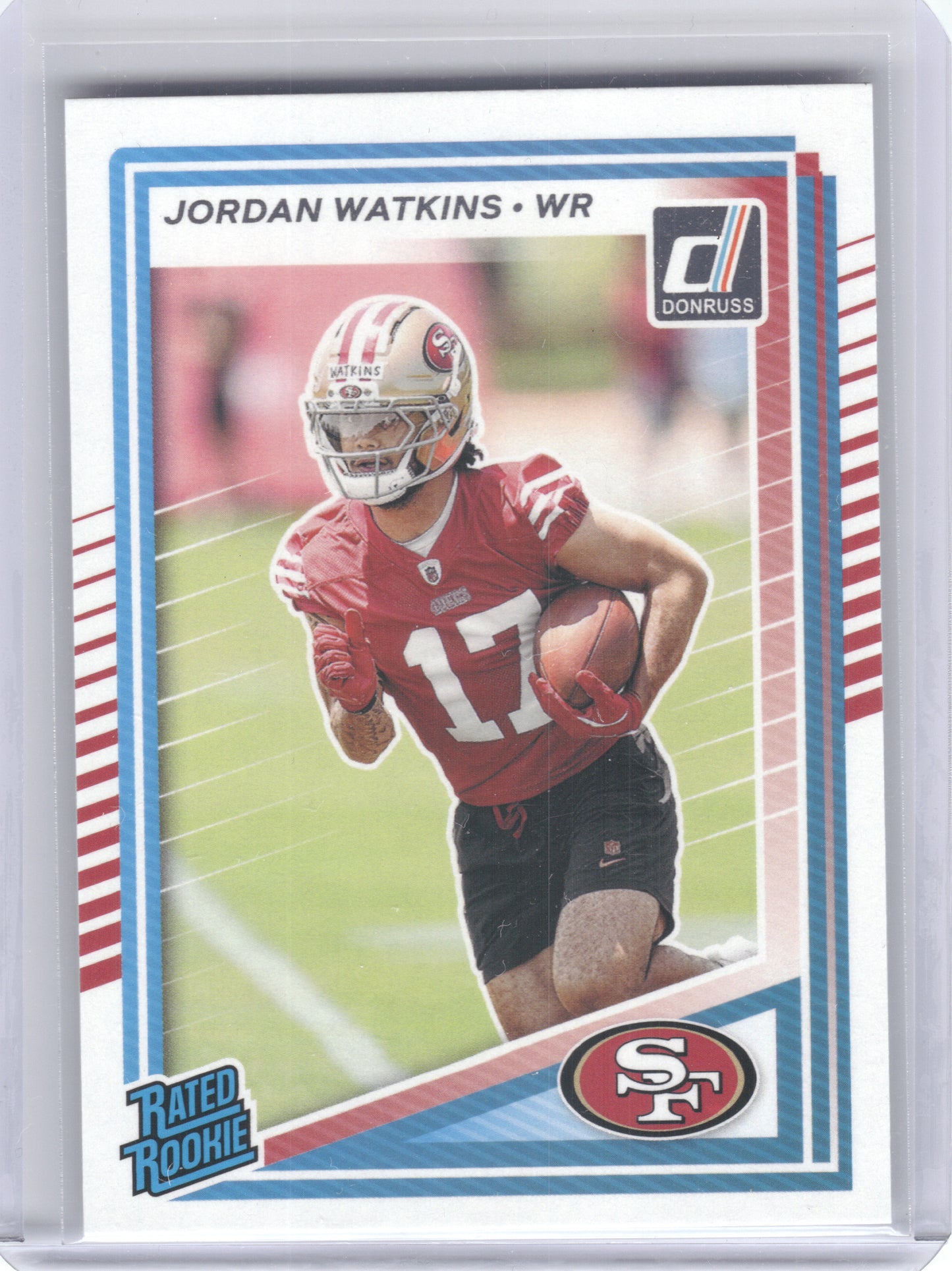 2025 Donruss #356 Jordan Watkins San Francisco 49ers RC