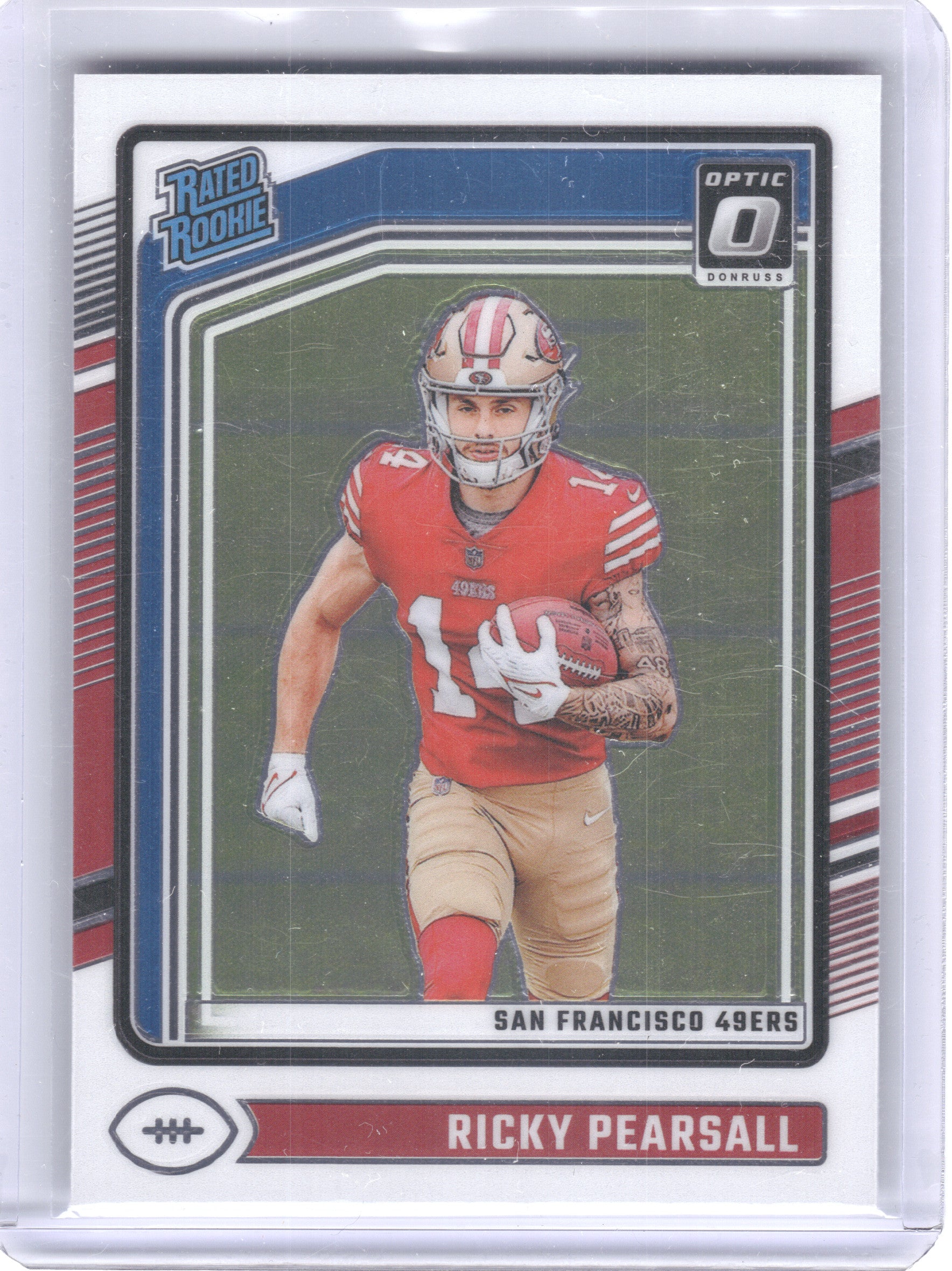 2024 Donruss Optic #284 Ricky Pearsall San Francisco 49ers RC