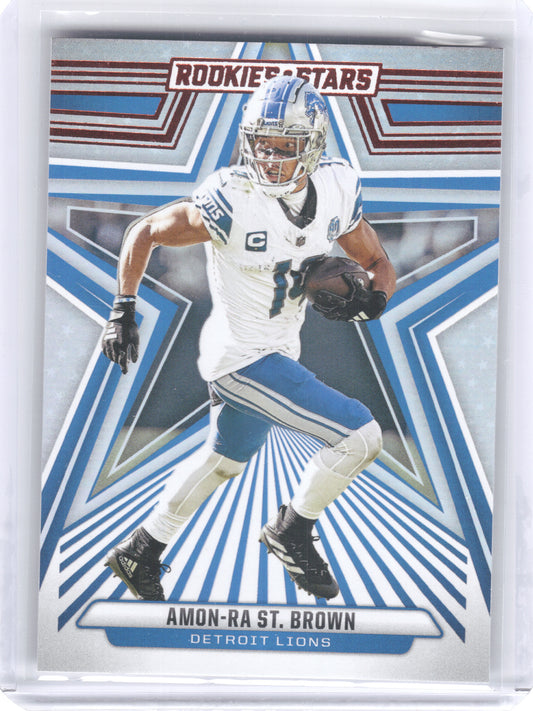 2024 Panini Rookies & Stars #32 Amon-Ra St. Brown Longevity Detroit Lions