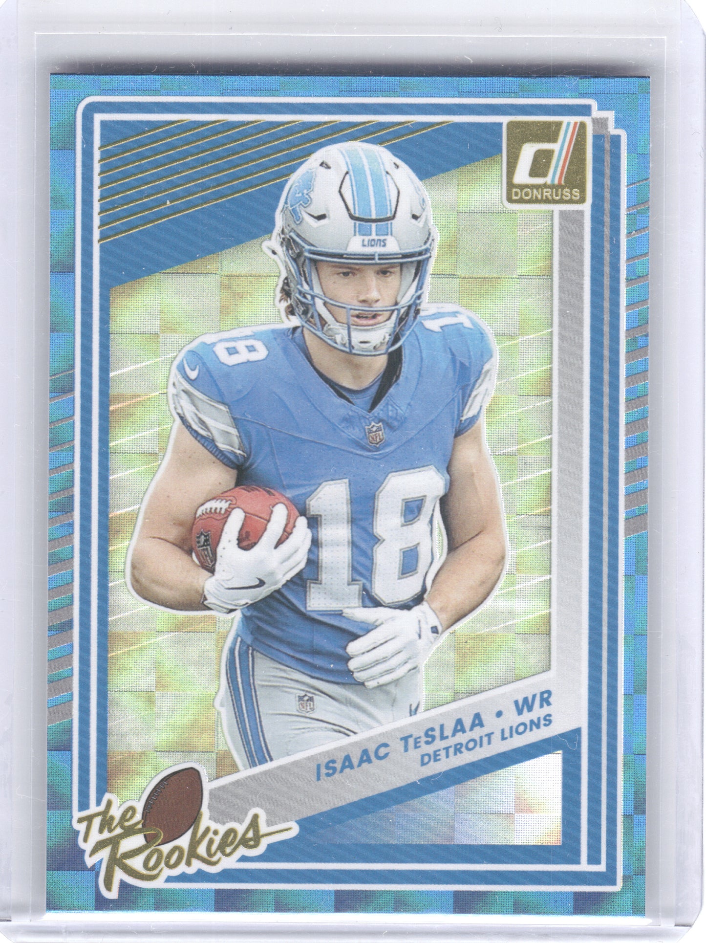 2025 Donruss #35 Isaac TeSlaa The Rookies Detroit Lions