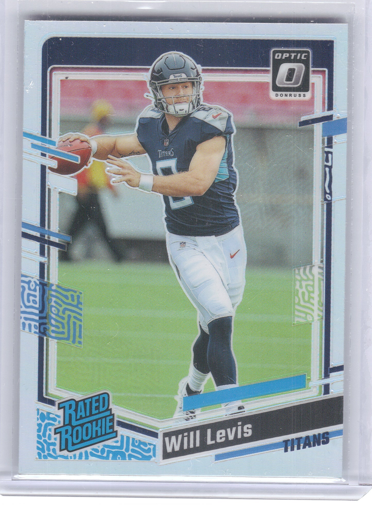 2023 Donruss Optic #298 Will Levis Holo Tennessee Titans RC