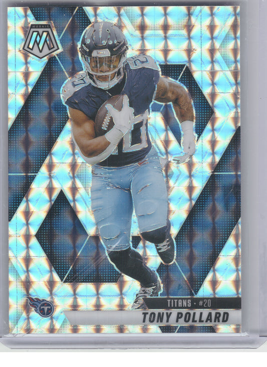 2025 Panini Mosaic #148 Tony Pollard Mosaic Tennessee Titans
