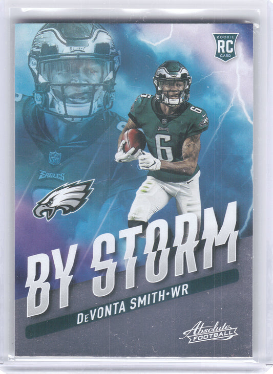 2021 Panini Absolute #BST-7 DeVonta Smith By Storm Philadelphia Eagles