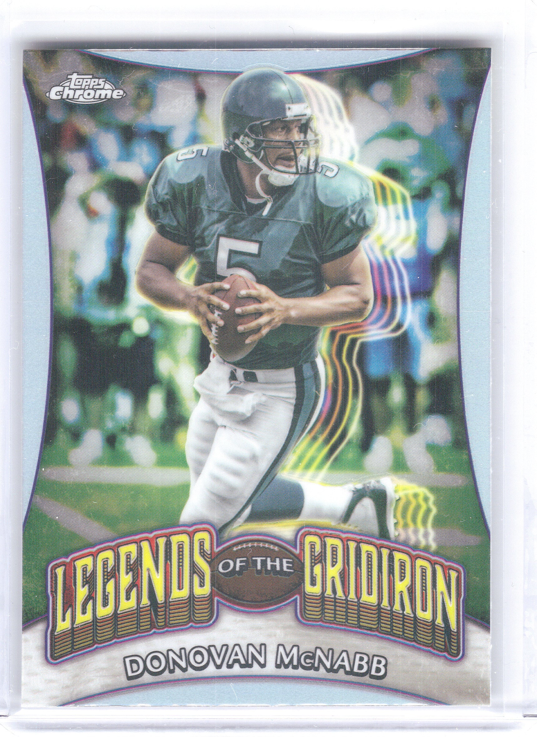 2024 Topps Chrome #LOG-22 Donovan McNabb Legends of the Gridiron Refractor Philadelphia Eagles