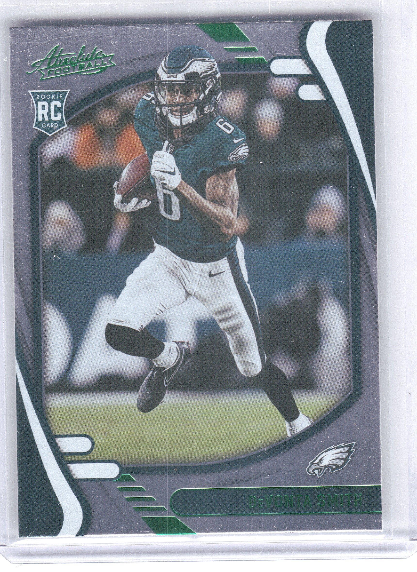 2021 Panini Absolute #107 DeVonta Smith Green Philadelphia Eagles
