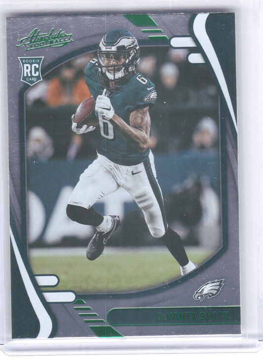 2021 Panini Absolute #107 DeVonta Smith Green Philadelphia Eagles
