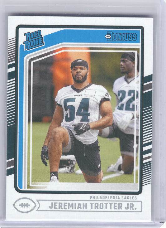 2024 Donruss #334 Jeremiah Trotter Jr. Philadelphia Eagles RC