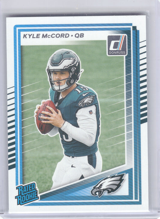 2025 Donruss #325 Kyle McCord Philadelphia Eagles RC