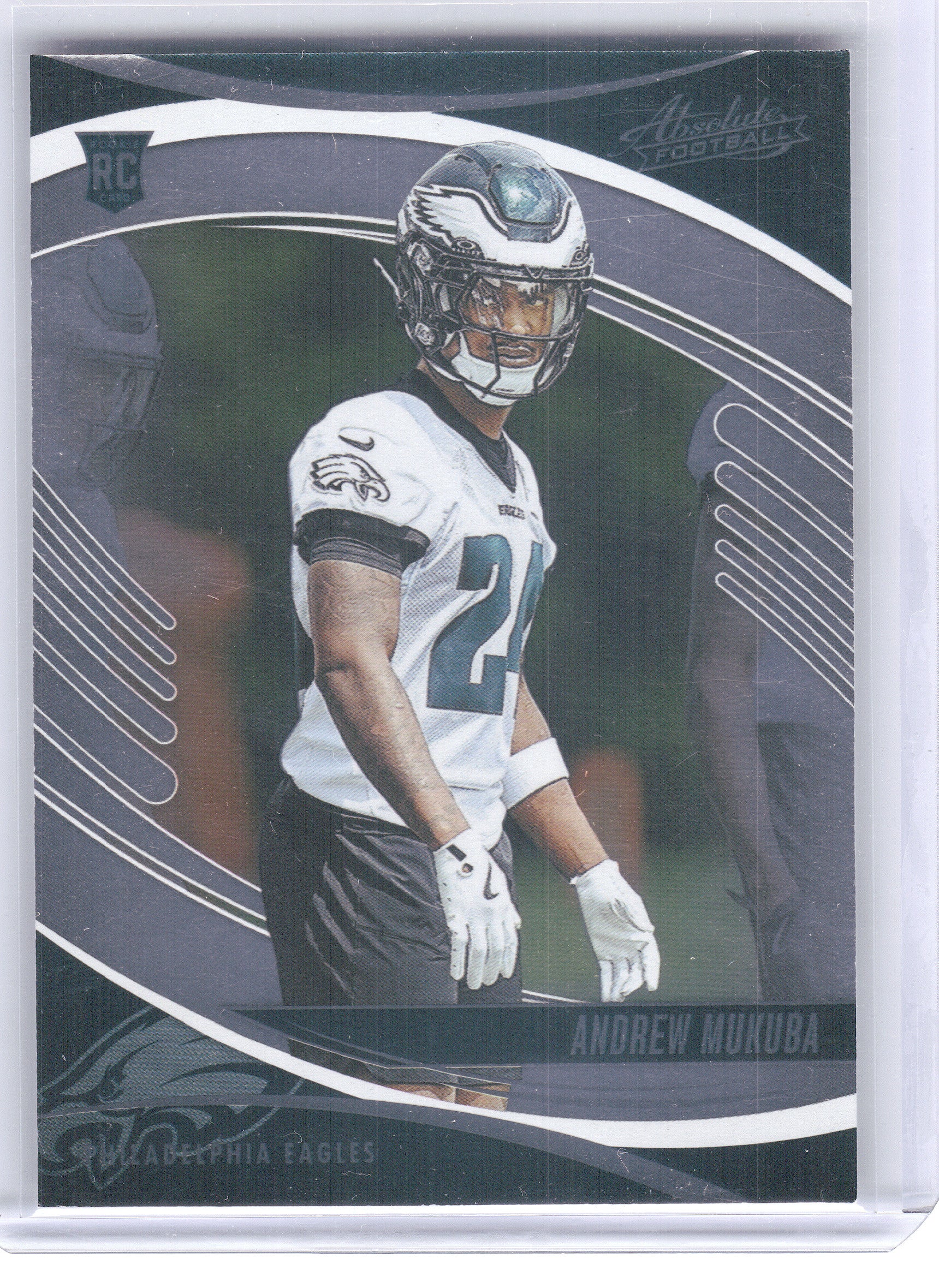 2025 Panini Absolute #103 Andrew Mukuba Retail Philadelphia Eagles RC
