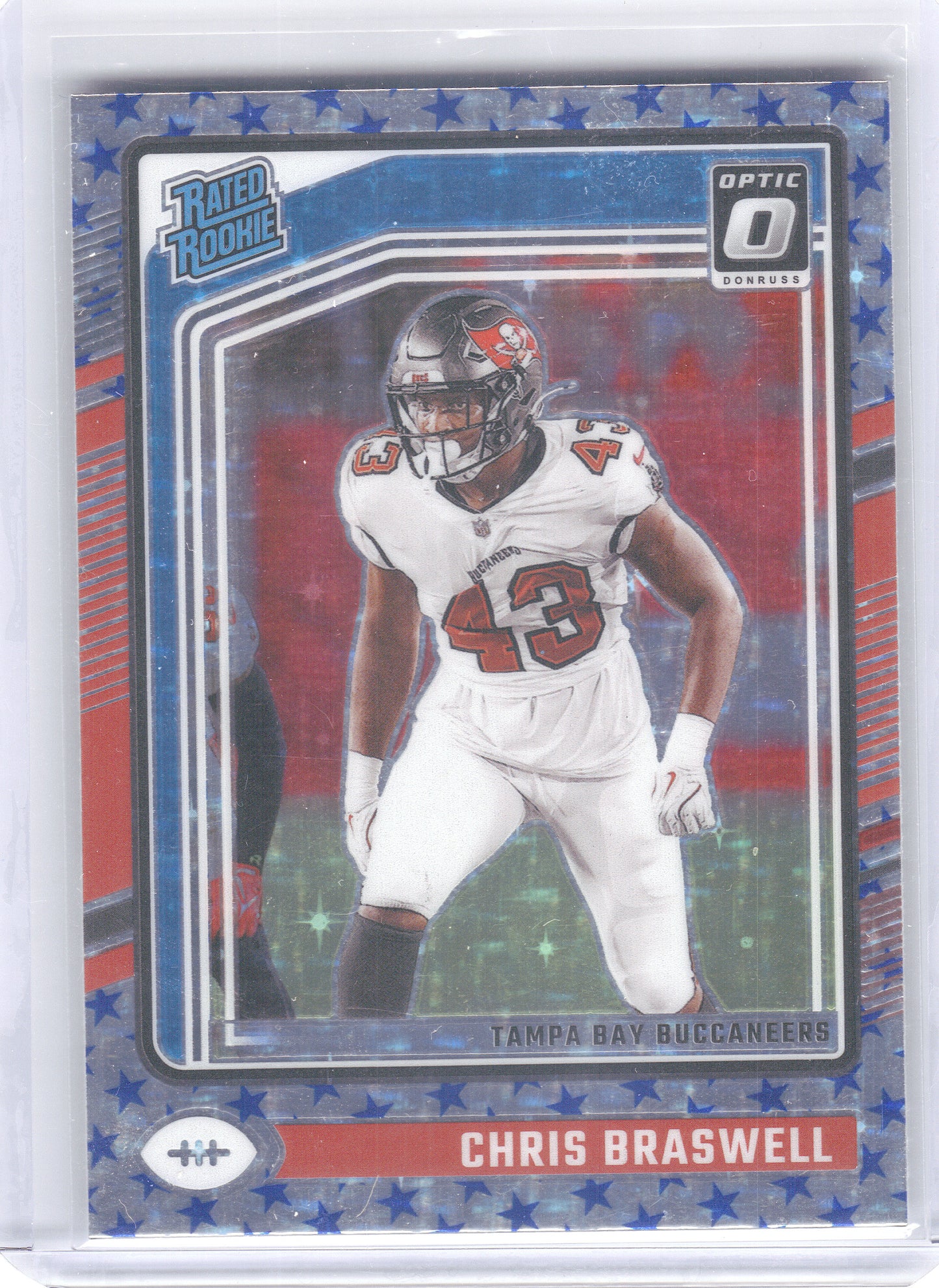 2024 Donruss Optic #220 Chris Braswell Stars Tampa Bay Buccaneers
