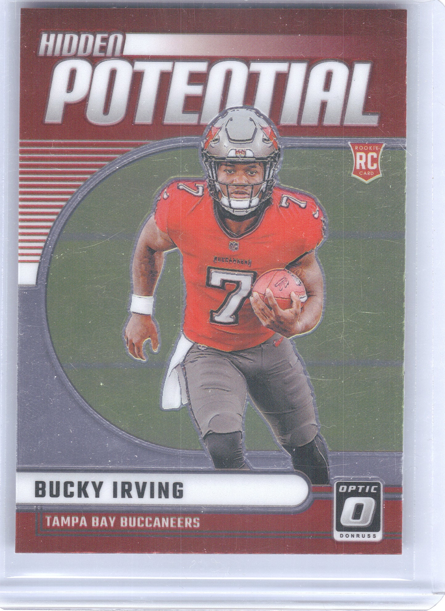 2024 Donruss Optic #6 Bucky Irving Hidden Potential Tampa Bay Buccaneers