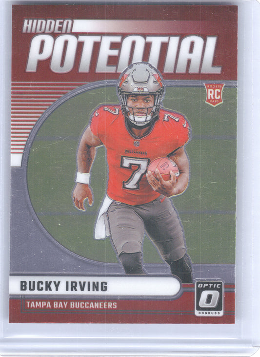 2024 Donruss Optic #6 Bucky Irving Hidden Potential Tampa Bay Buccaneers