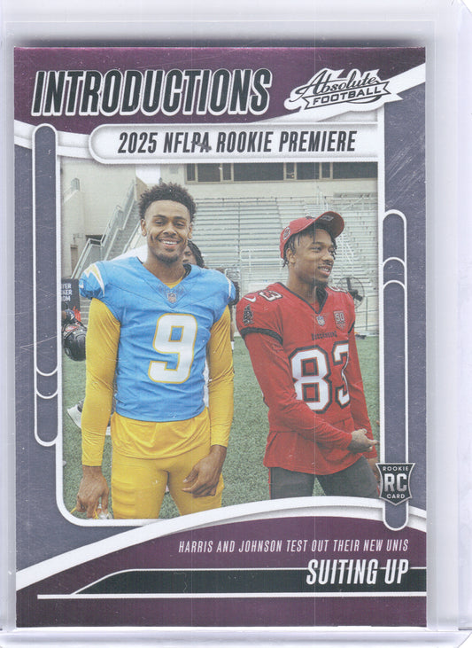 2025 Panini Absolute #I-TJN Suiting Up Introductions