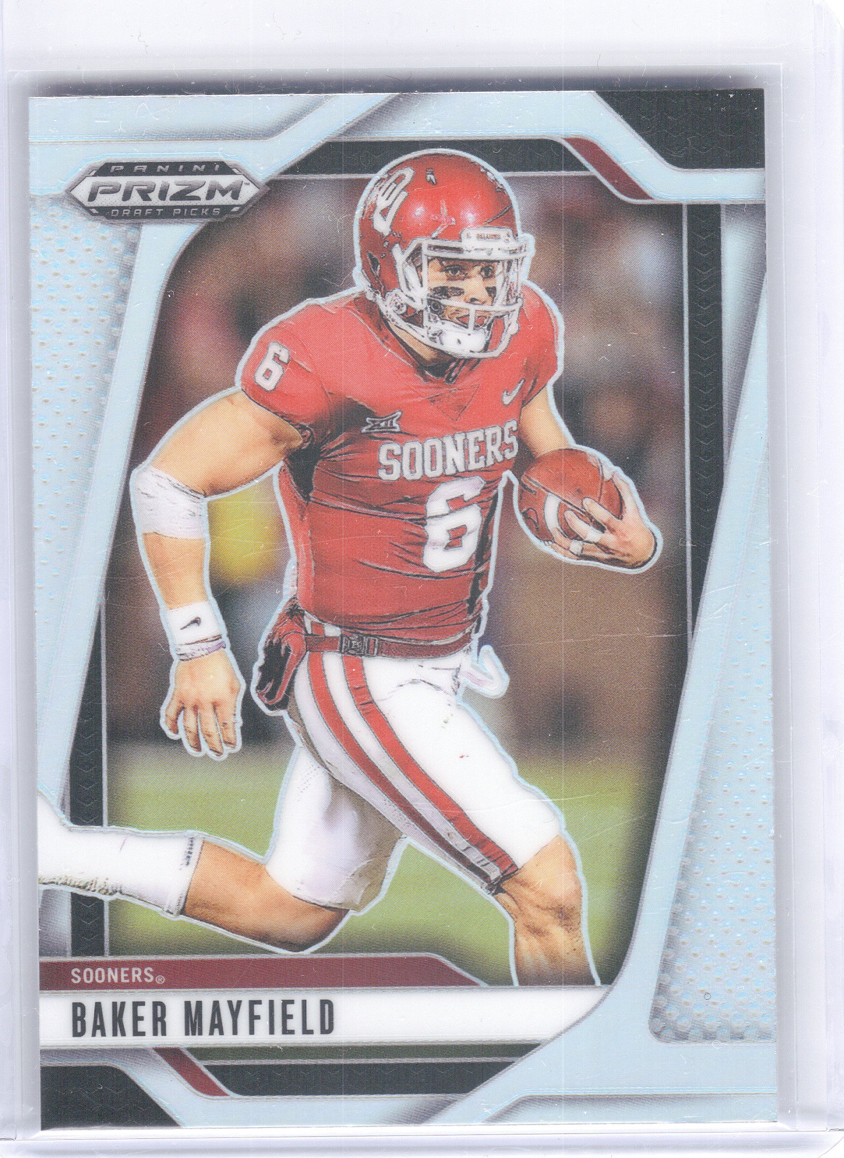 2025 Panini Prizm Draft Picks #187 Baker Mayfield Prizms Silver Oklahoma Sooners