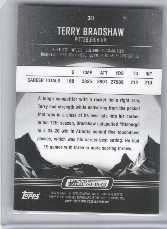 2023 Topps Composite #341 Terry Bradshaw Pittsburgh Steelers