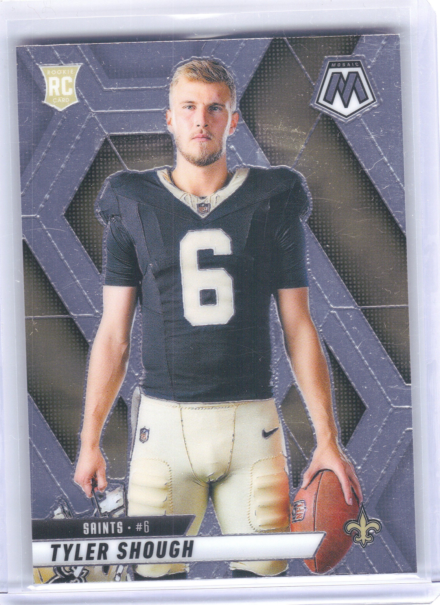 2025 Panini Mosaic #273 Tyler Shough New Orleans Saints RC
