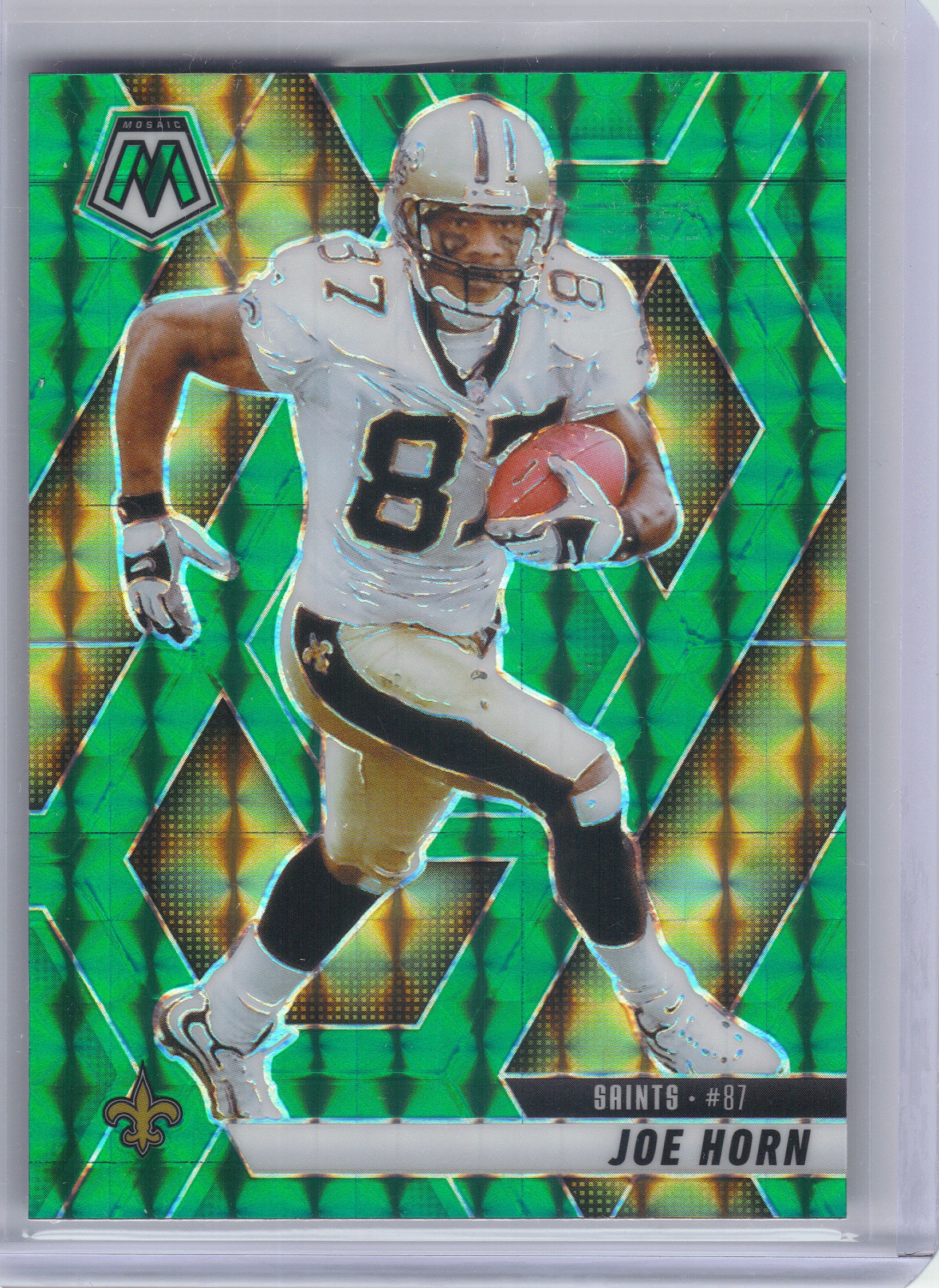 2025 Panini Mosaic #174 Joe Horn Mosaic Green New Orleans Saints