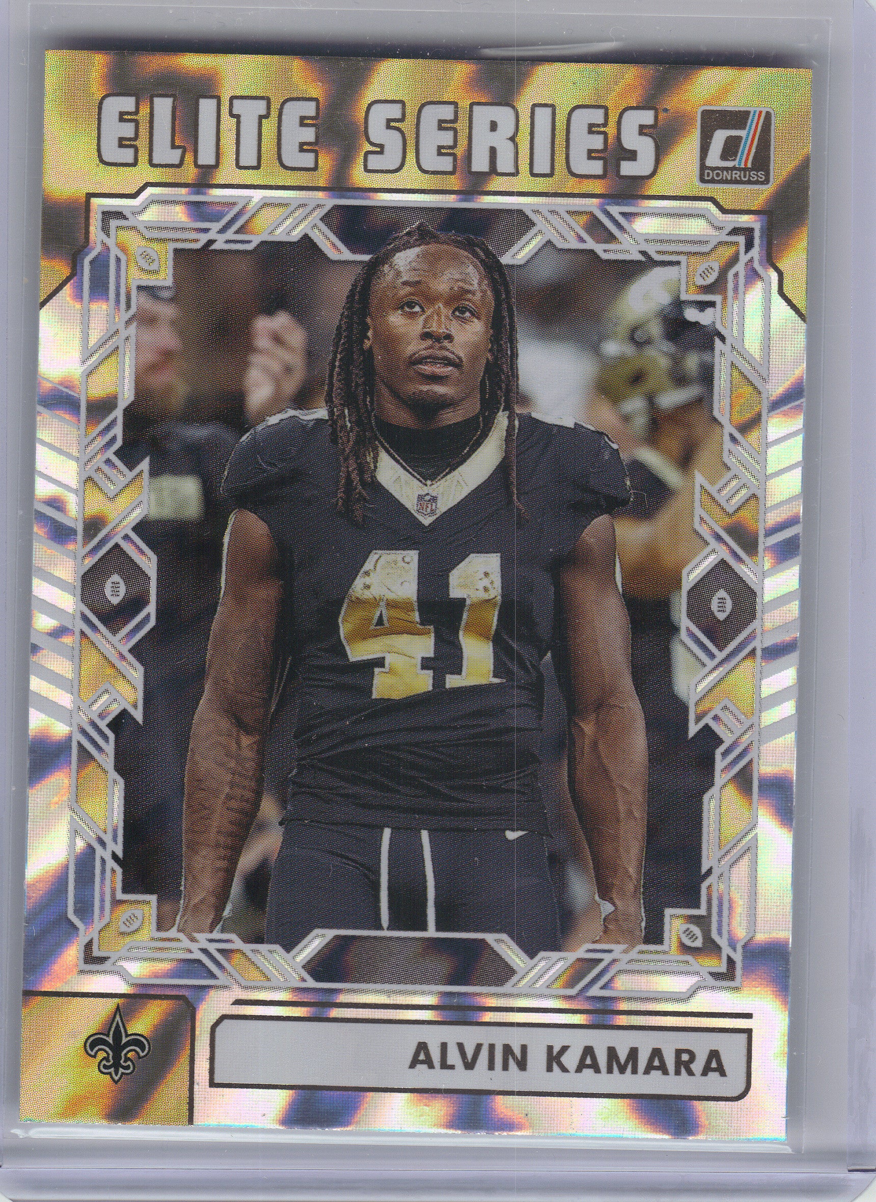 2025 Donruss #TES-AKA Alvin Kamara The Elite Series New Orleans Saints