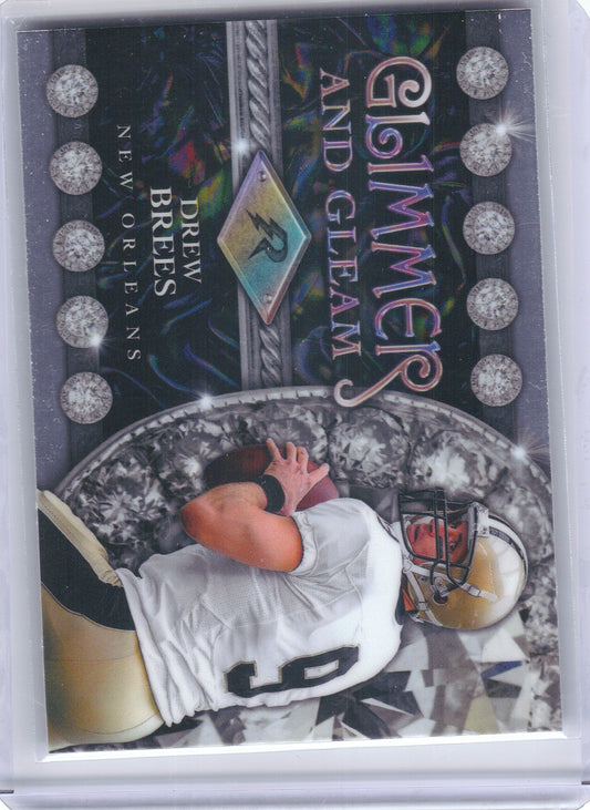 2024 Topps Resurgence #GG-5 Drew Brees Glimmer and Gleam New Orleans Saints