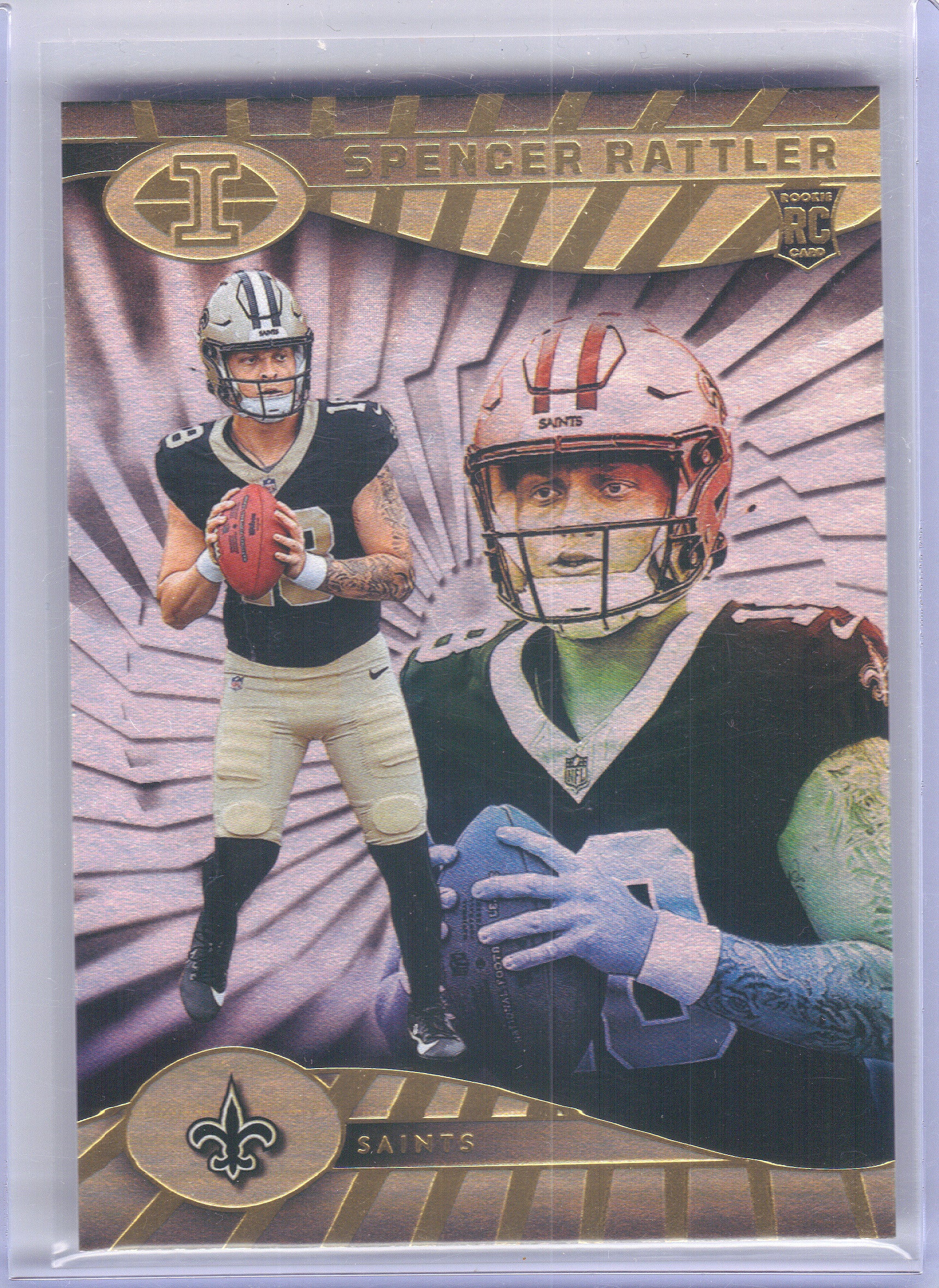 2024 Panini Illusions #62 Spencer Rattler New Orleans Saints RC