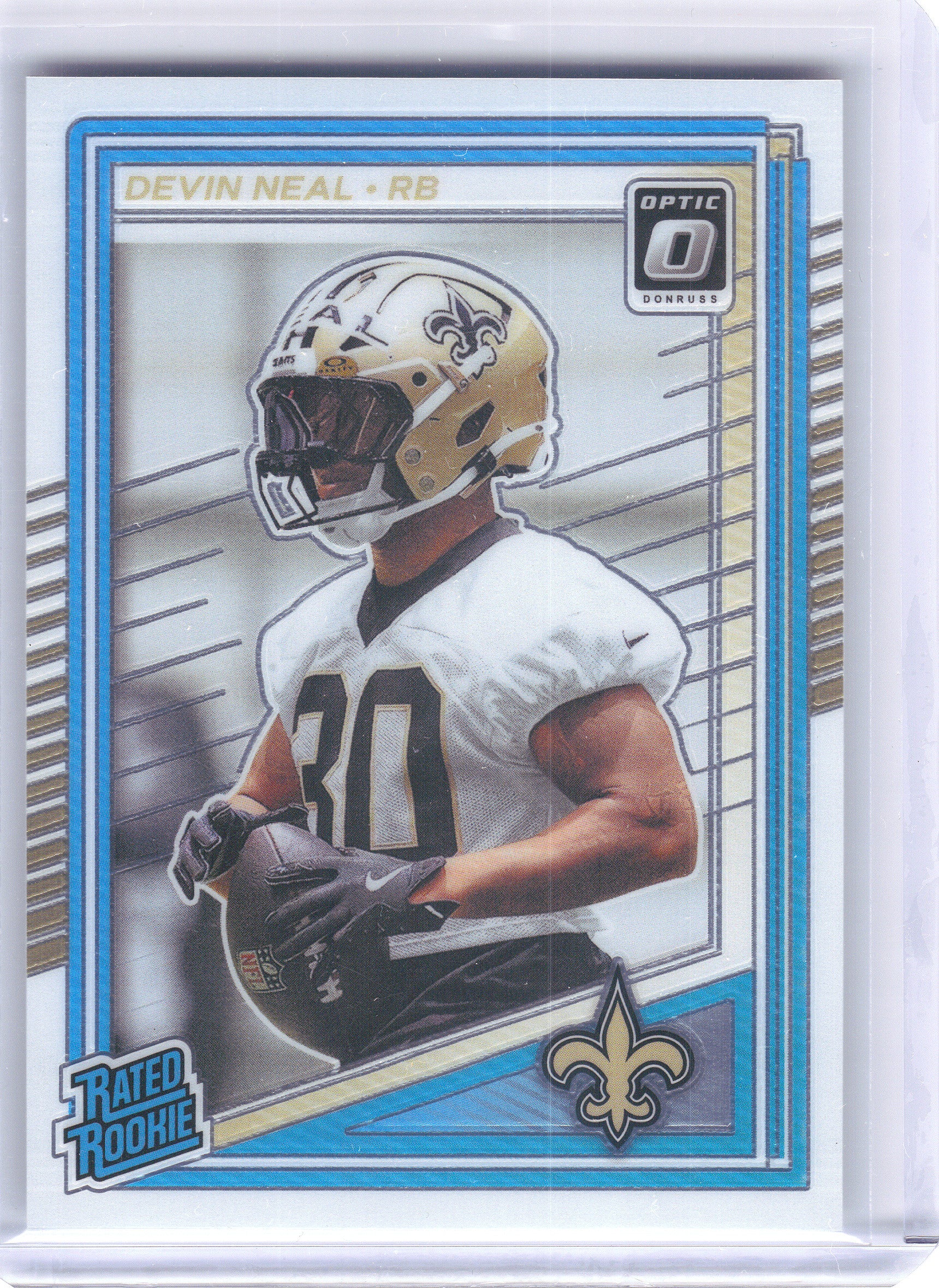 2025 Donruss Optic #282 Devin Neal New Orleans Saints RC