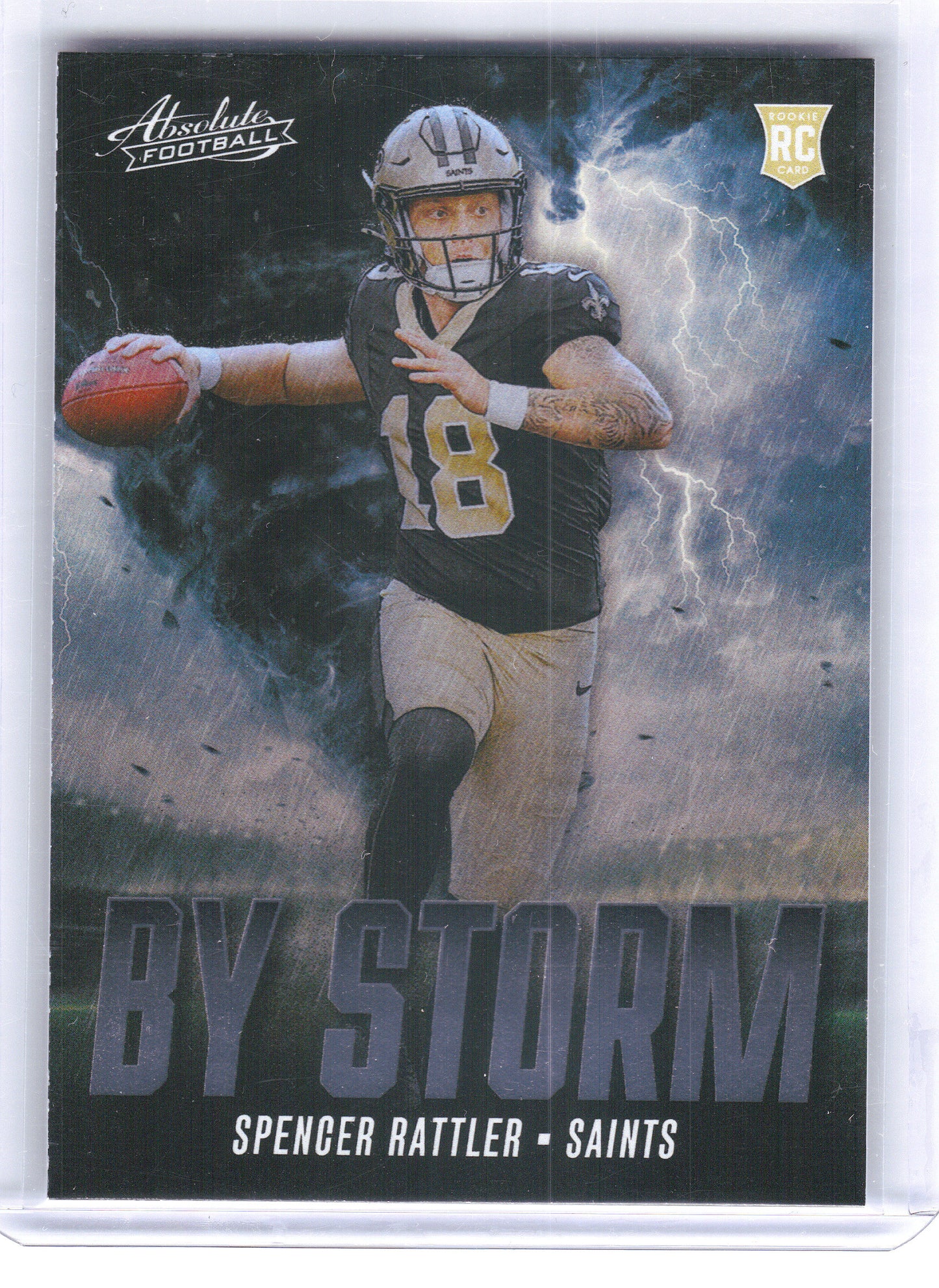 2024 Panini Absolute #BS-SPR Spencer Rattler By Storm New Orleans Saints