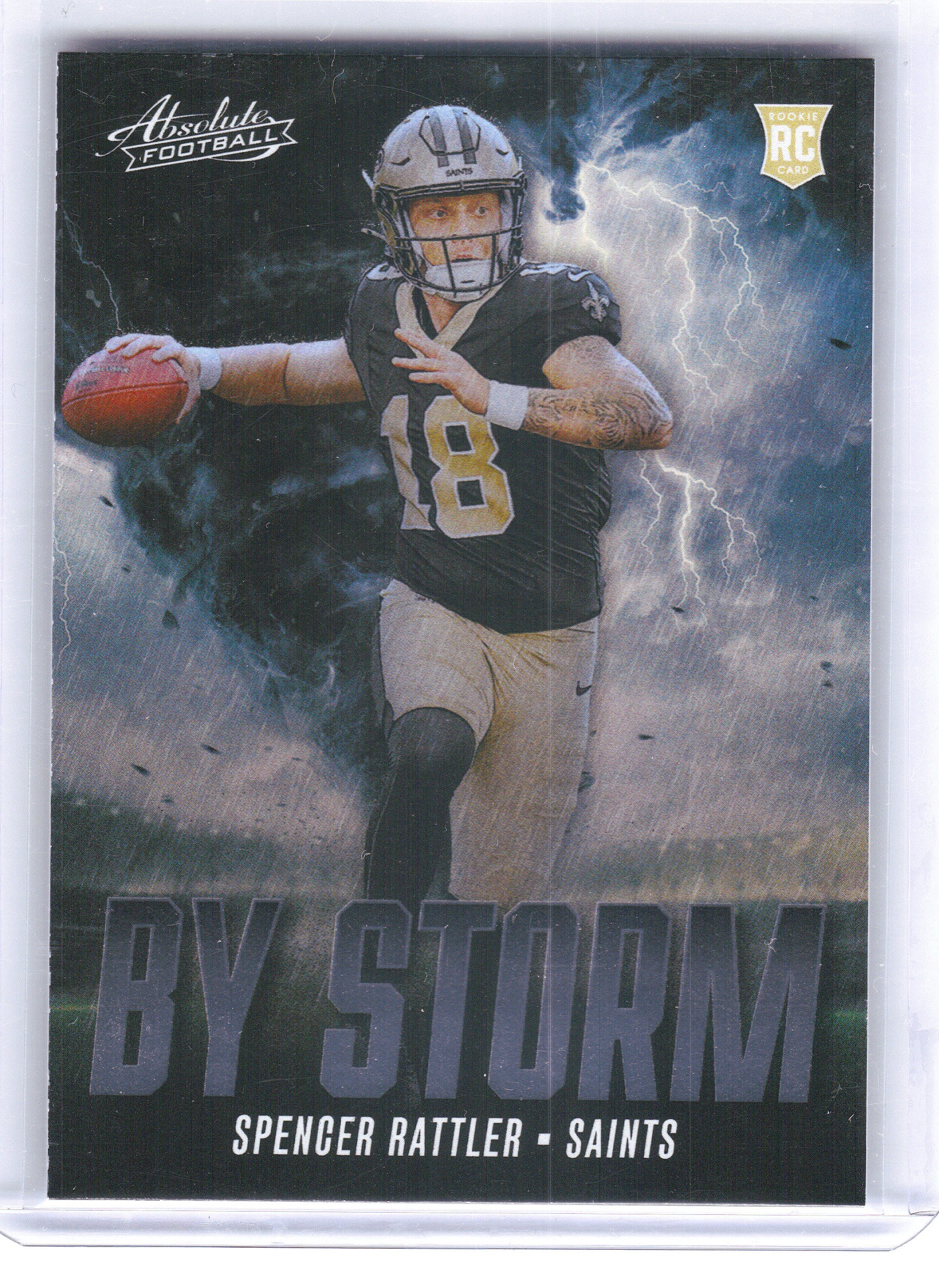 2024 Panini Absolute #BS-SPR Spencer Rattler By Storm New Orleans Saints