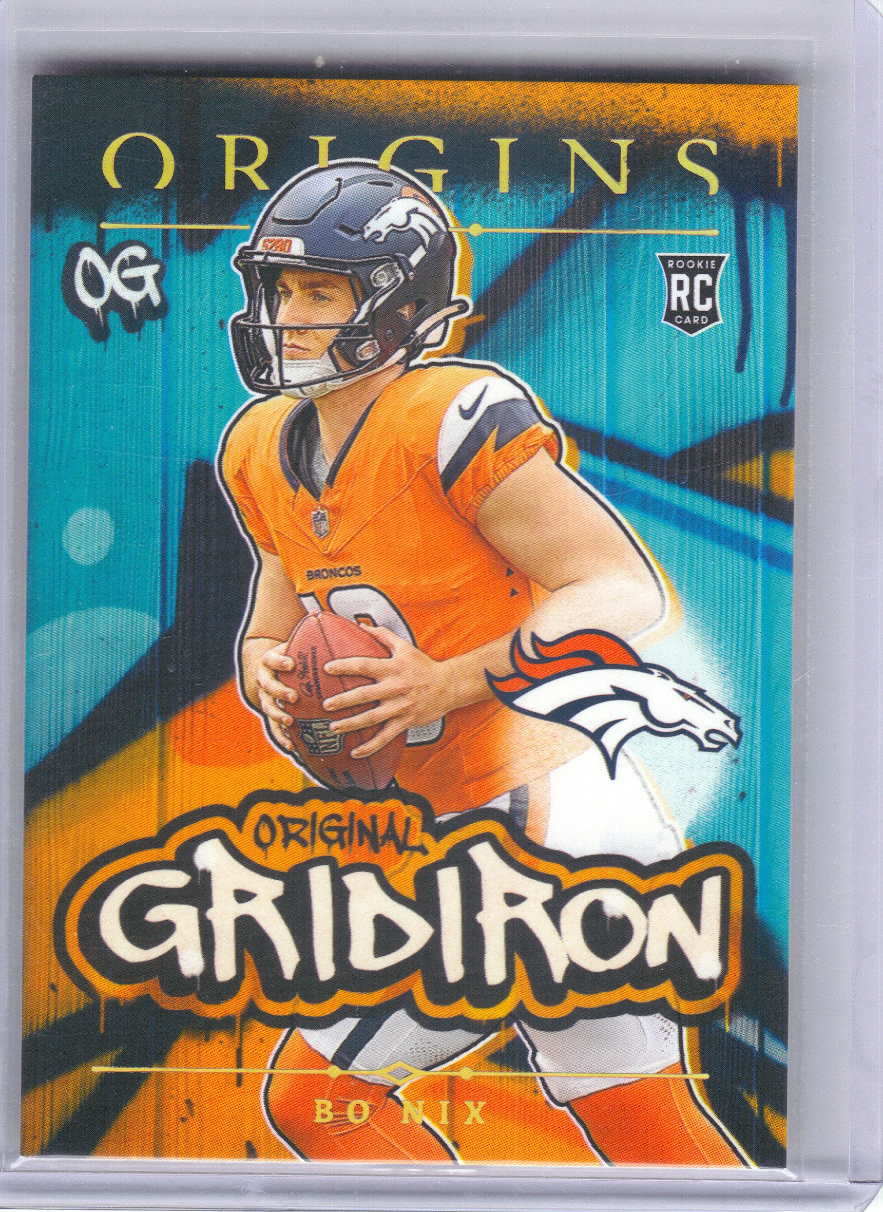 2024 Panini Origins #19 Bo Nix Original Gridiron Denver Broncos