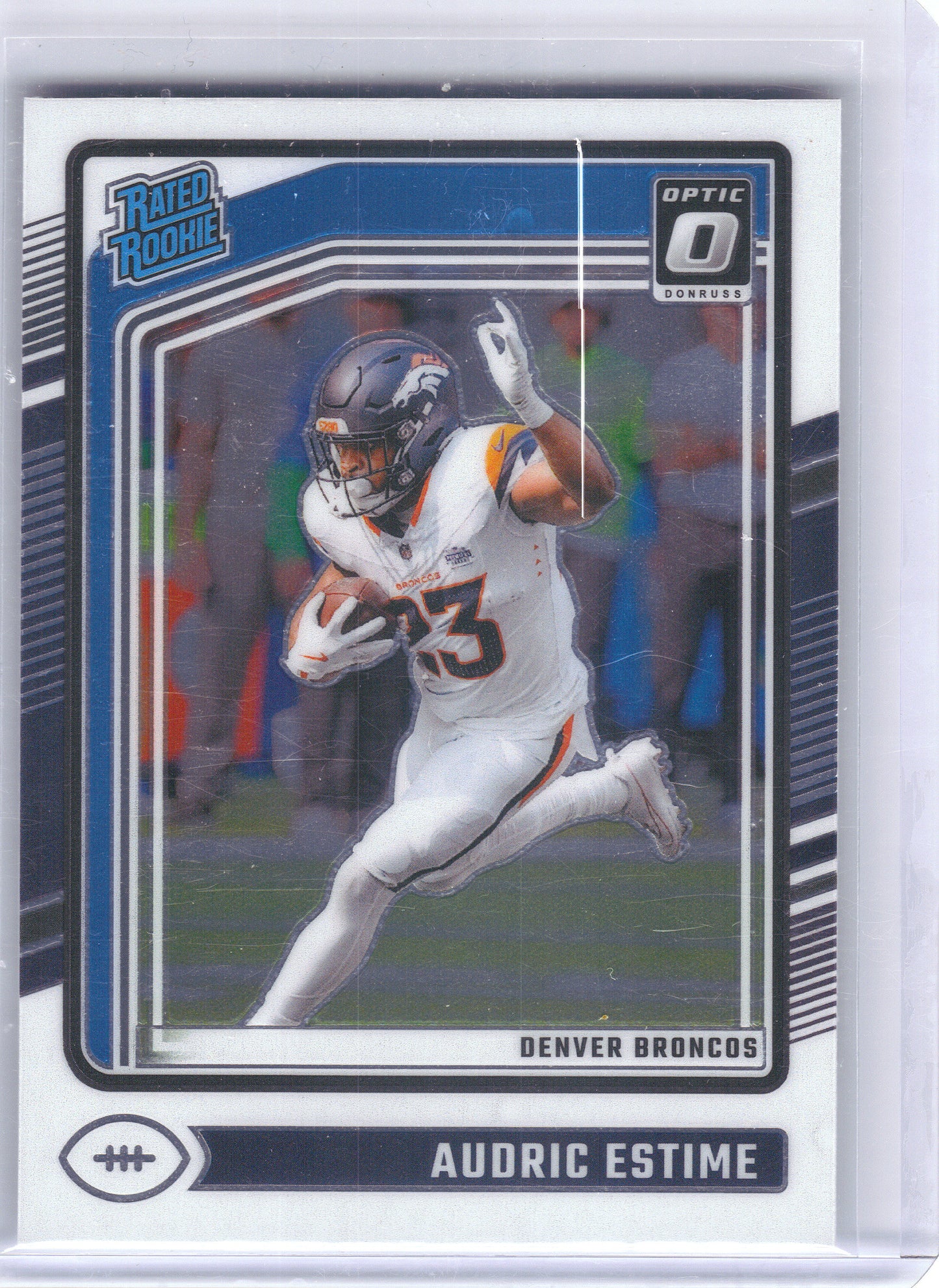 2024 Donruss Optic #206 Audric Estime Denver Broncos RC