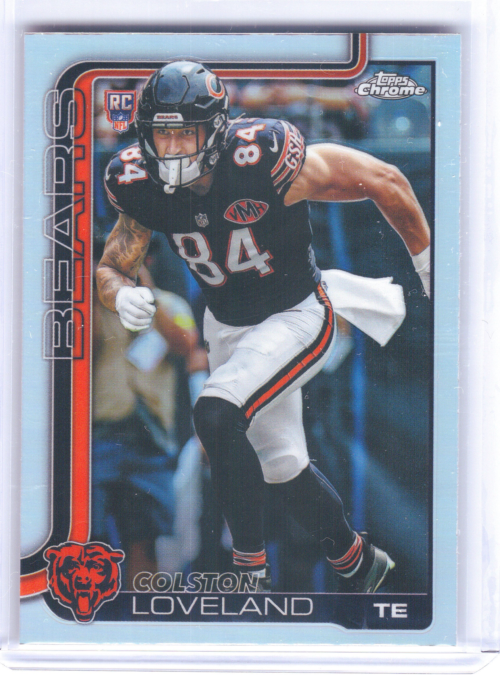 2025 Topps Chrome #345 Colston Loveland Refractor Chicago Bears RC