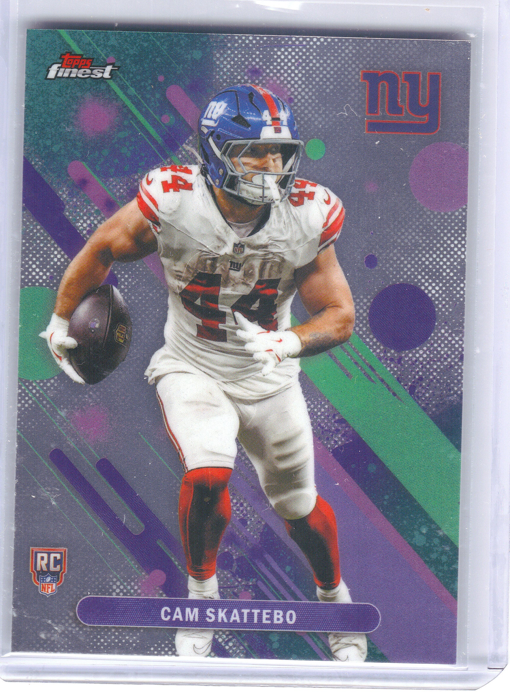 2025 Finest #18 Cam Skattebo New York Giants RC