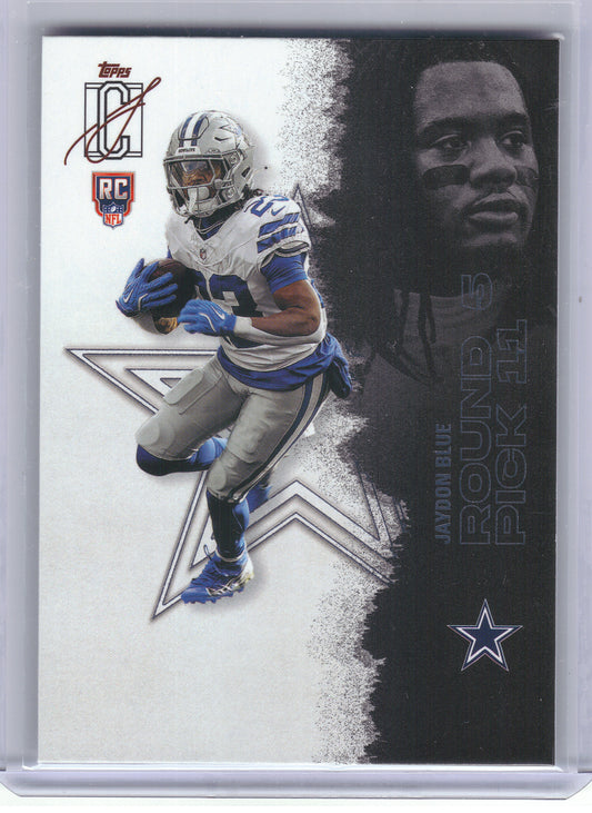 2025 Topps Signature Class #225 Jaydon Blue Dallas Cowboys RC