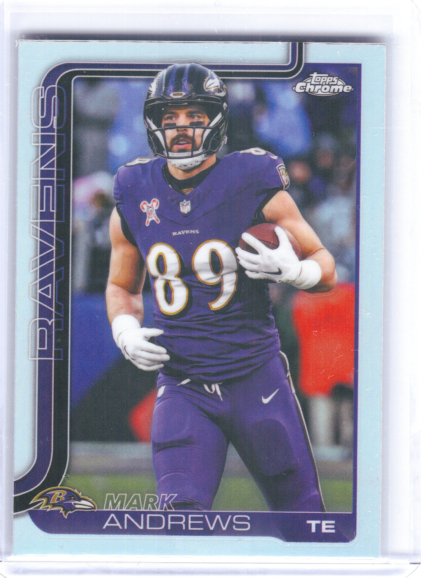 2025 Topps Chrome #23 Mark Andrews Refractor Baltimore Ravens