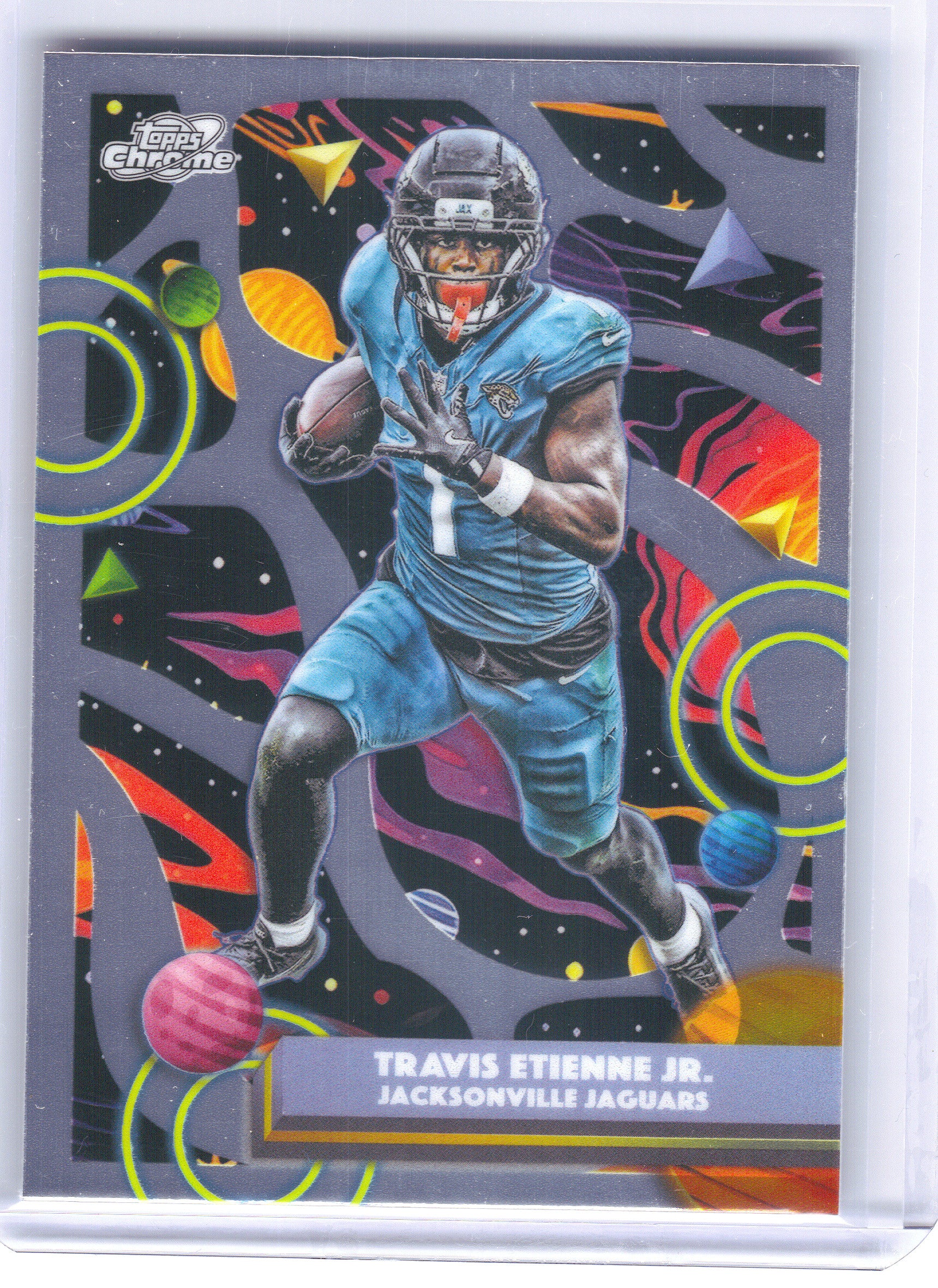 2025 Topps Chrome Cosmic #45 Travis Etienne Jr. Jacksonville Jaguars