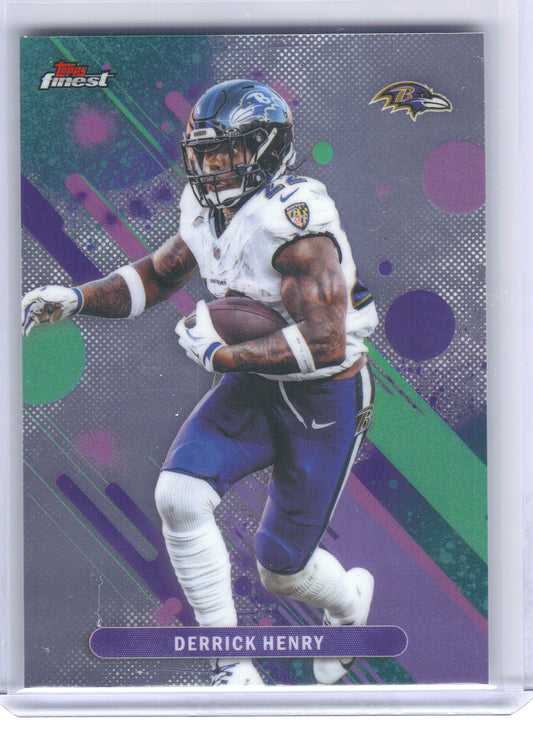 2025 Finest #70 Derrick Henry Baltimore Ravens
