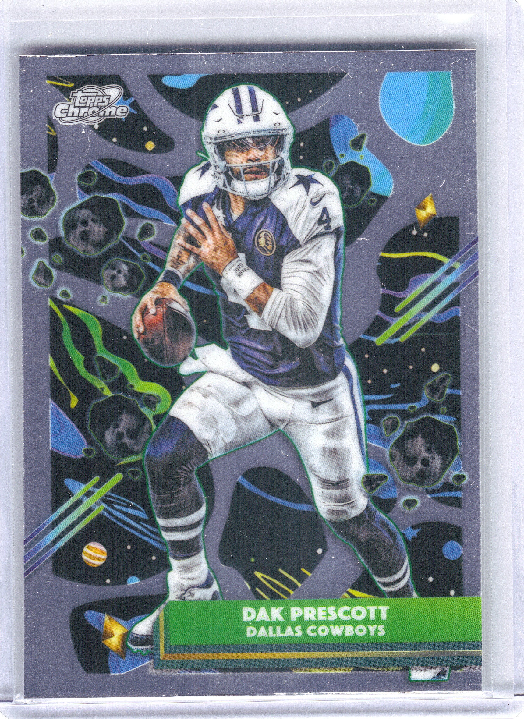 2025 Topps Chrome Cosmic #25 Dak Prescott Dallas Cowboys