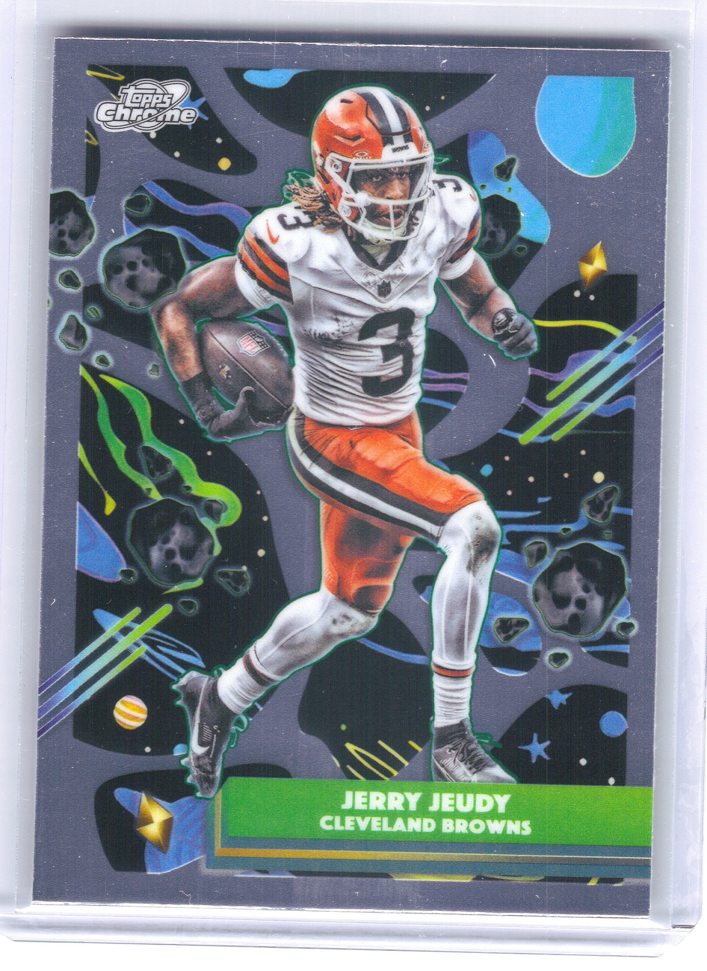 2025 Topps Chrome Cosmic #22 Jerry Jeudy Cleveland Browns