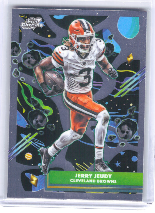 2025 Topps Chrome Cosmic #22 Jerry Jeudy Cleveland Browns