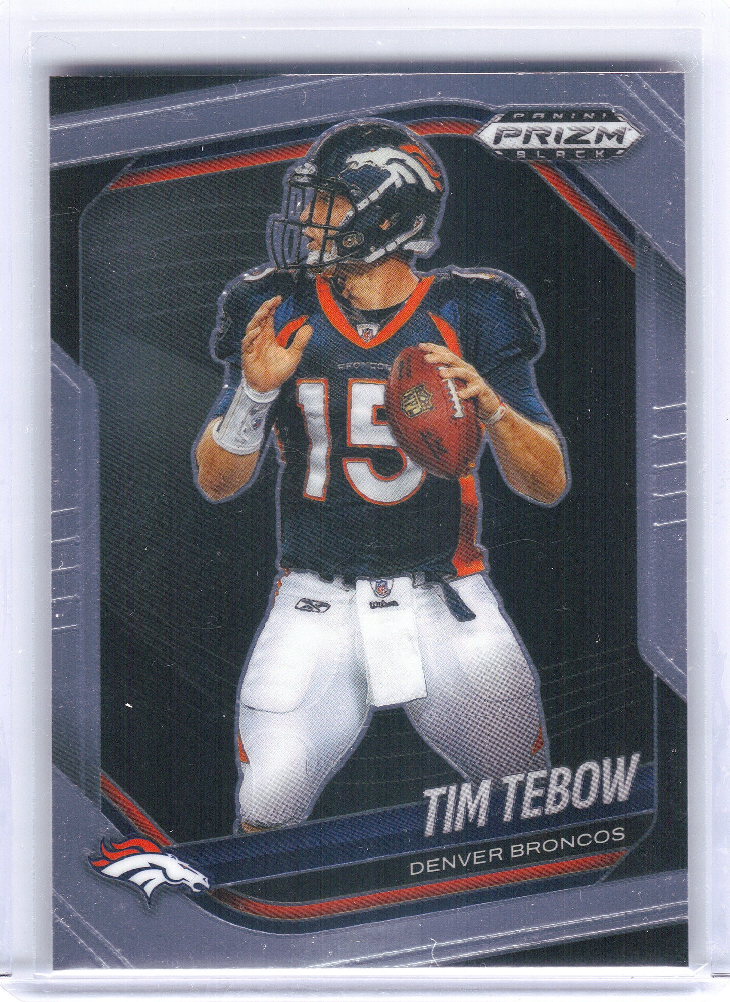 2025 Panini Prizm Black #54 Tim Tebow Denver Broncos