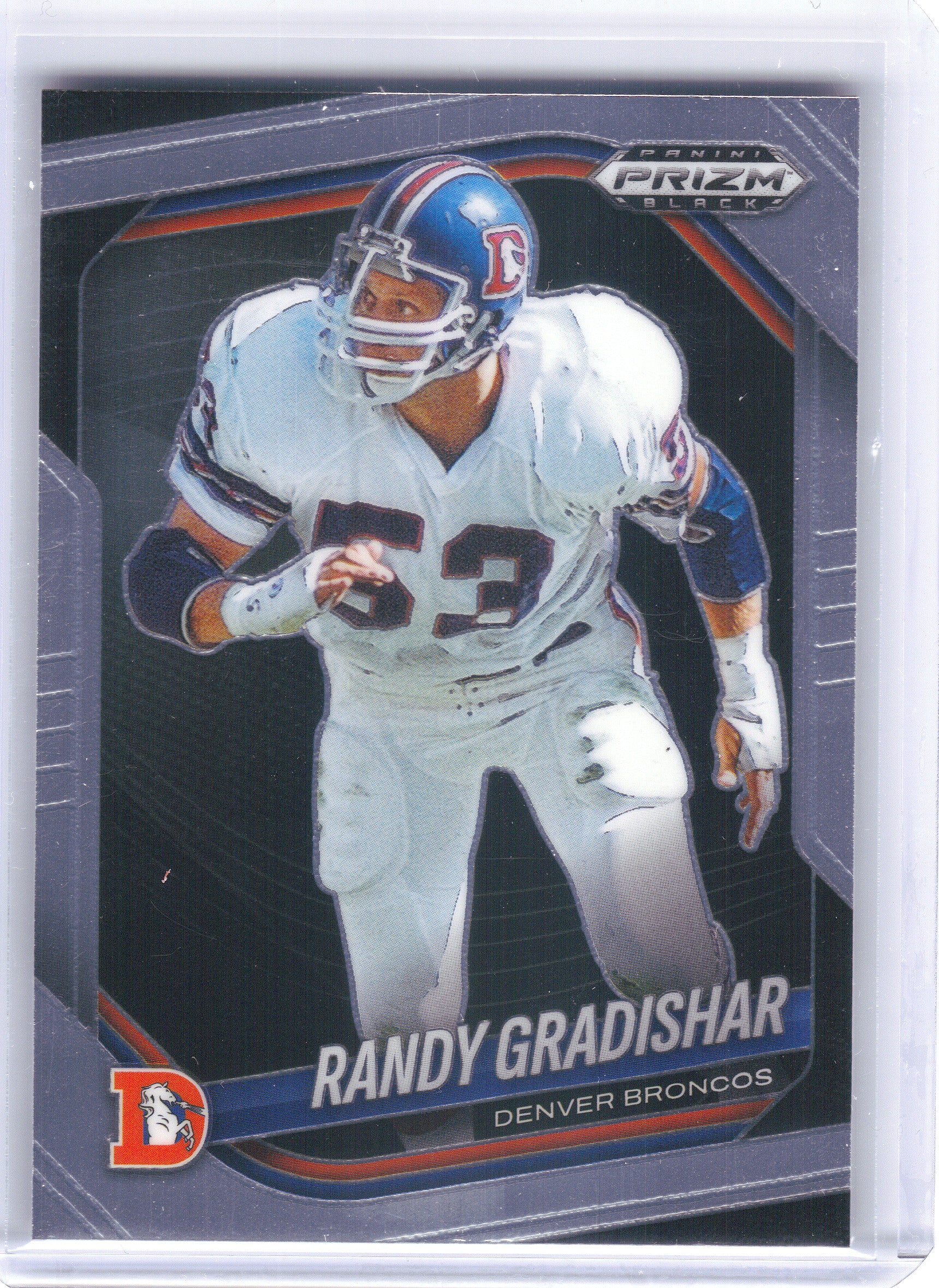 2025 Panini Prizm Black #50 Randy Gradishar Denver Broncos