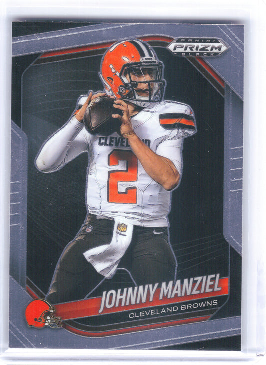 2025 Panini Prizm Black #33 Johnny Manziel Cleveland Browns