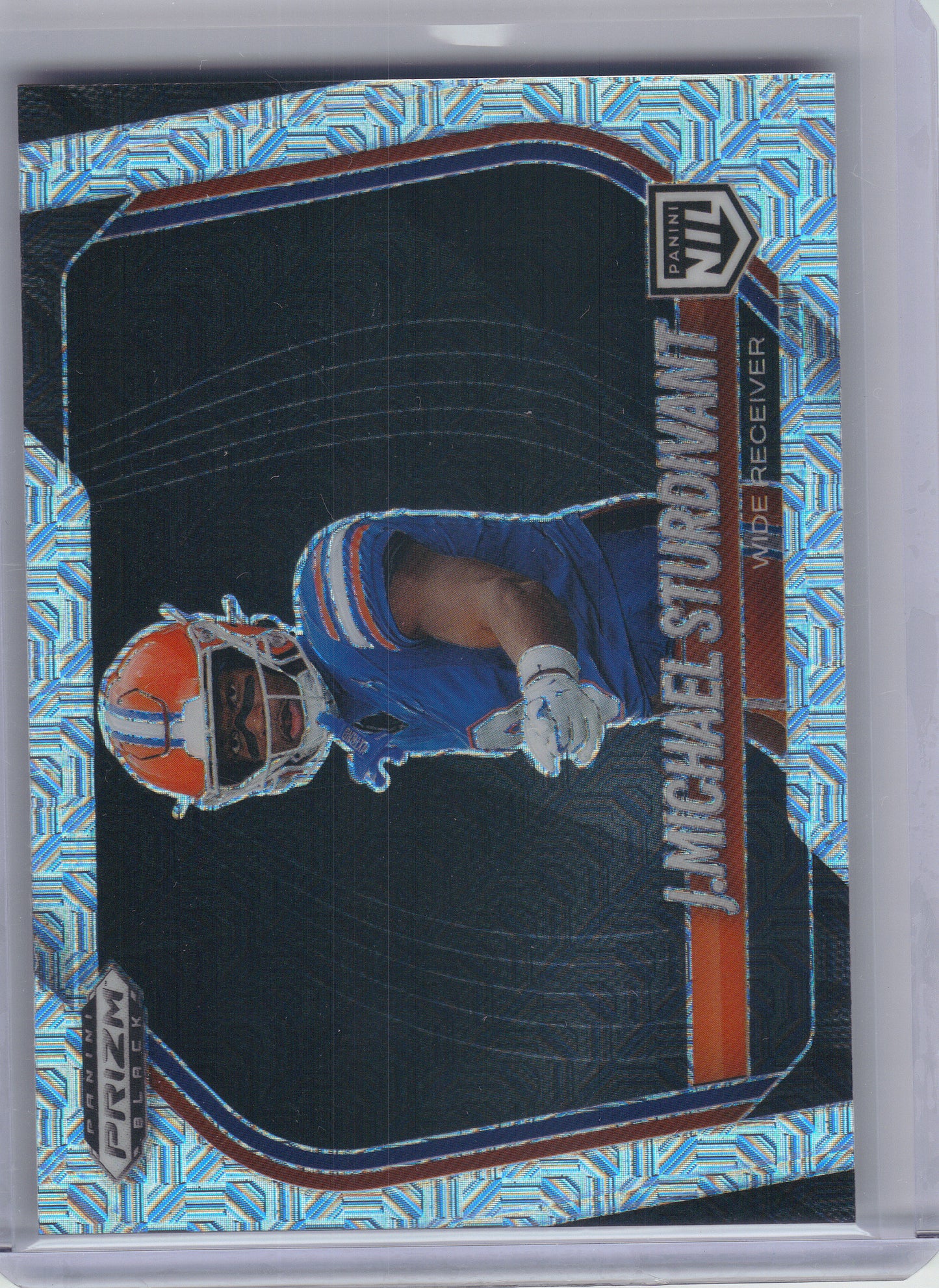 2025 Panini Prizm Black #184 J. Michael Sturdivant Prizms Mojo #/25 Florida Gators SN