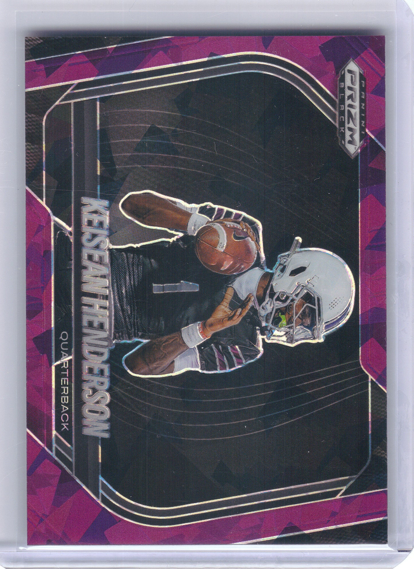 2025 Panini Prizm Black #199 Keisean Henderson Prizms Purple Ice #/149 Legacy the High School of Sports Science Titans SN