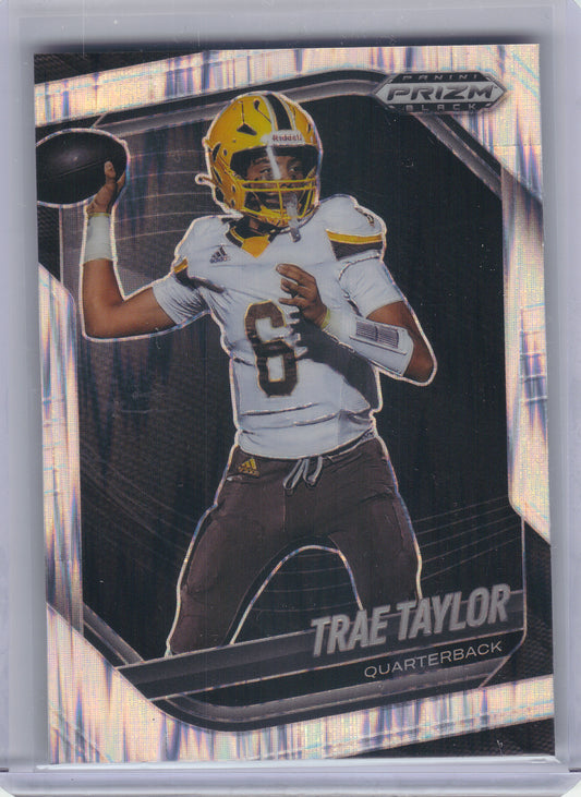 2025 Panini Prizm Black #179 Trae Taylor Prizms Skewed #/249 Millard South High School Patriots SN