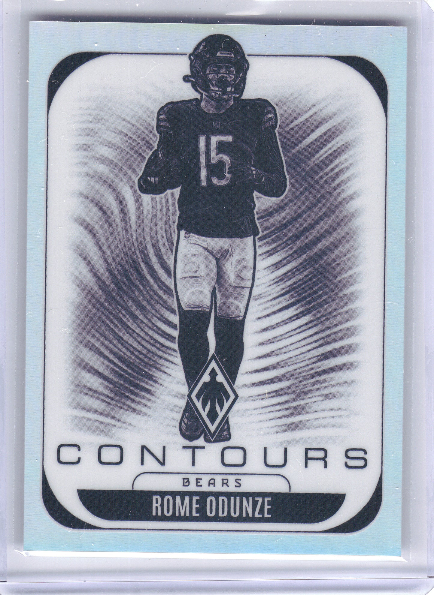 2025 Panini Phoenix #6 Rome Odunze Contours Chicago Bears