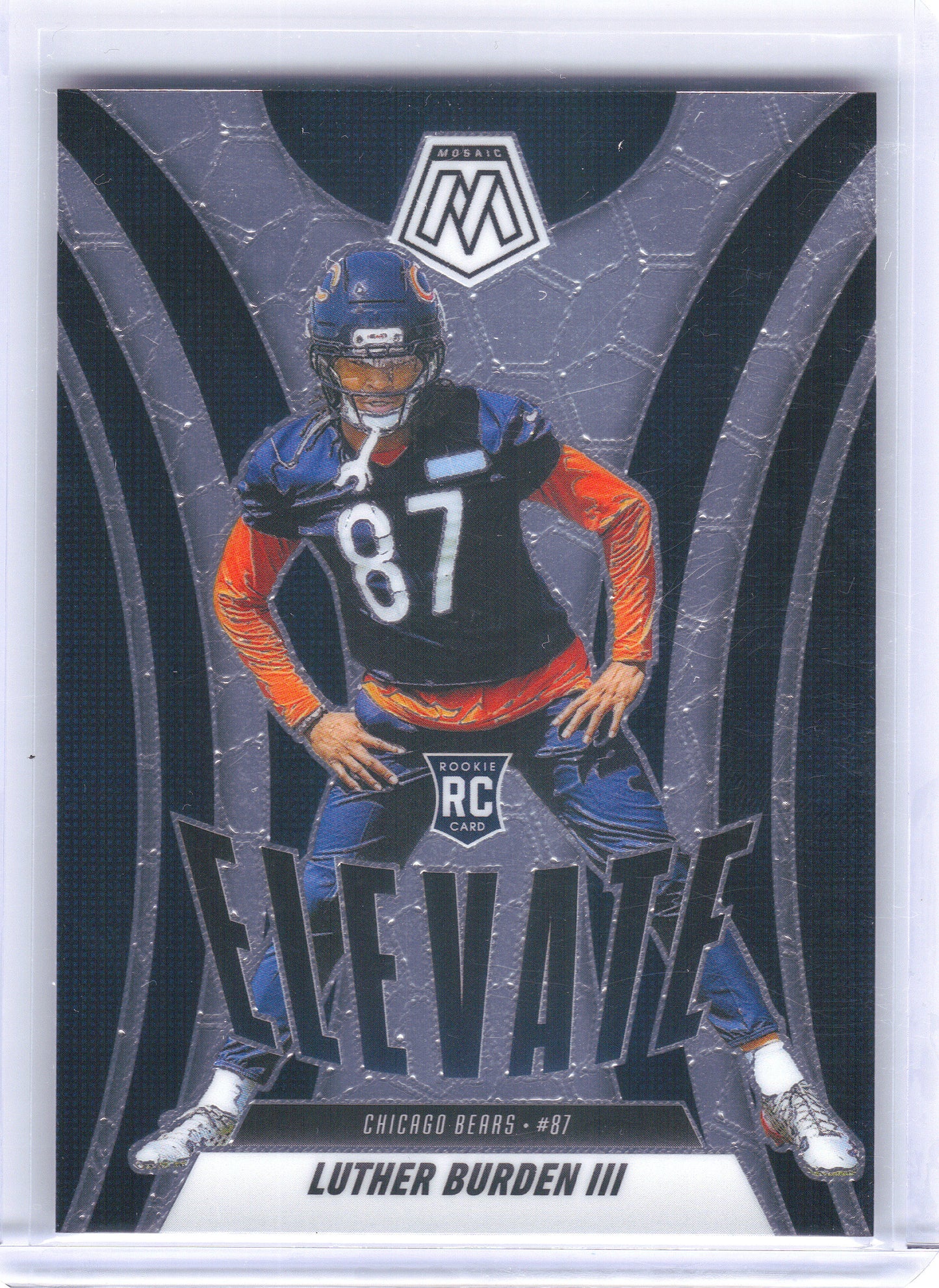 2025 Panini Mosaic #7 Luther Burden III Elevate Chicago Bears